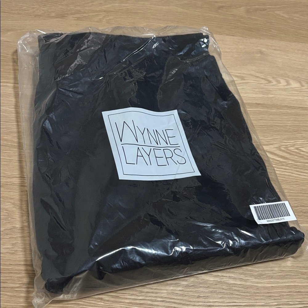 WYNNE LAYERS (1X) Sweater Knit Wide-Leg Pants Pockets Pull-On Soft Black NWT - Picture 4 of 12